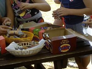 Gouter dans le champ